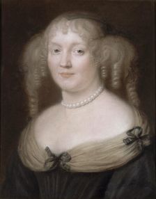 Portrait of Marie de Rabutin-Chantal, Marquise de Sévigné (1626-1696) , ca 1665. Creator: Nanteuil, Robert (1623-1678)