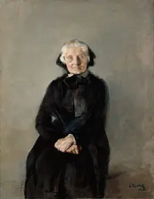 Portrait of Marie Krohg, the Artist's Aunt, probably 1889. Creator: Christian Krohg