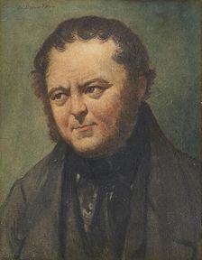 Portrait of Marie-Henri Beyle, dit Stendhal (1783-1842). Creator: Dedreux-Dorcy, Pierre-Joseph (1789-1874)