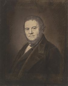 Portrait of Marie-Henri Beyle, dit Stendhal (1783-1842) in 1840 , ca 1855. Creator: Nadar, Gaspard-Félix (1820-1910)