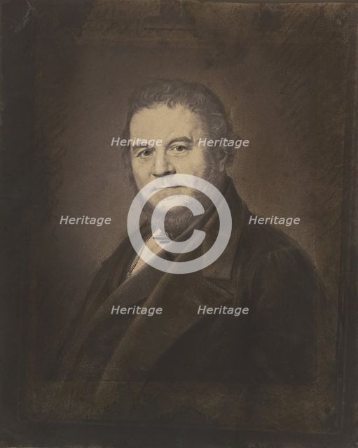 Portrait of Marie-Henri Beyle, dit Stendhal (1783-1842) in 1840 , ca 1855. Creator: Nadar, Gaspard-Félix (1820-1910).