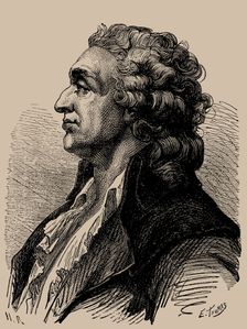 Portrait of Marie Jean Antoine Nicolas Caritat, Marquis de Condorcet (1743-1794)