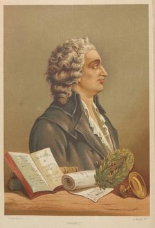 Portrait of Marie Jean Antoine Nicolas Caritat, Marquis de Condorcet (1743-1794), 1879. Creator: Armet Portanell, José (1843-1911)