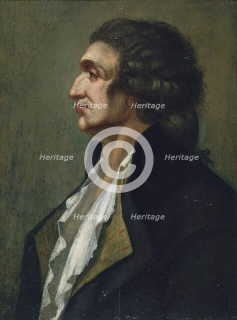 Portrait of Marie Jean Antoine Nicolas Caritat, Marquis de Condorcet, 2nd Half of 18th cen. Creator: Anonymous.