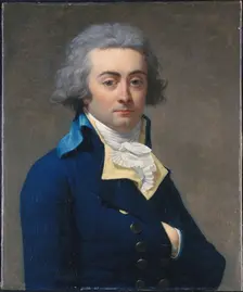 Portrait of Marie-Jean Hérault de Séchelles (1759-1794), c1793. Creator: Jean Louis Laneuville