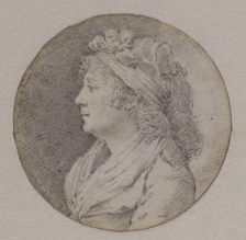 Portrait of Marie Louise of Savoy (1749-1792), Princess of Lamballe. Creator: Anonymous