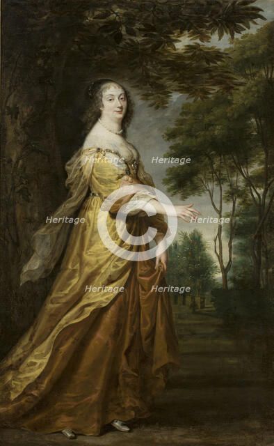 Portrait of Marie Louise Gonzaga (1611-1667), Queen of Poland, 1645.
