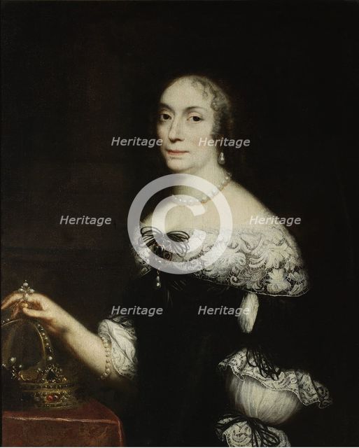 Portrait of Marie Louise Gonzaga (1611-1667), Queen of Poland.