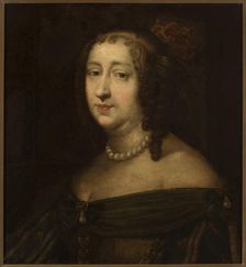 Portrait of Marie Louise Gonzaga (1611-1667), Queen of Poland, Mid of 17th cen.. Creator: Anonymous