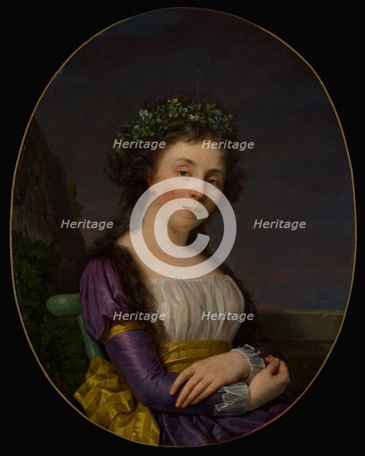 Portrait of Marie-Louise Joubert, neé Poulletier de Perigny, 1787. Creator: Francois-Xavier Fabre.