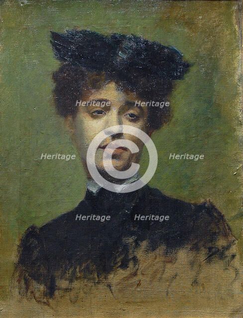 Portrait of Marie Lemasson, 1892. Artist: Bernard, Émile (1868-1941)