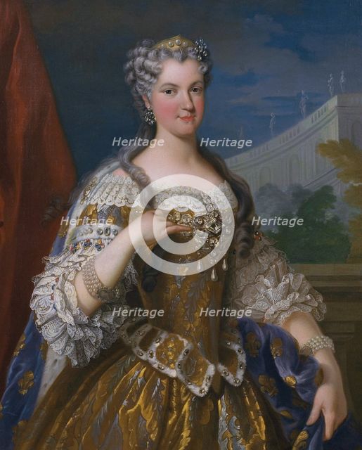 Portrait of Marie Leszczynska (1703-1768), Queen of France, 18th century. Creator: Anon.