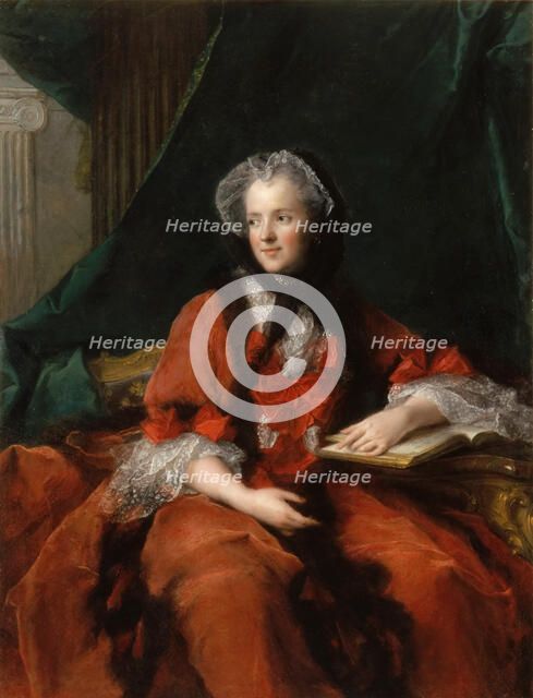 Portrait of Marie Leszczynska, Queen of France (1703-1768). Artist: Nattier, Jean-Marc (1685-1766)