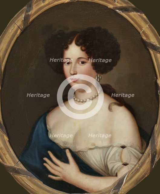 Portrait of Marie Mancini (1639-1715). Creator: Voet, Jacob Ferdinand (1639-1689).