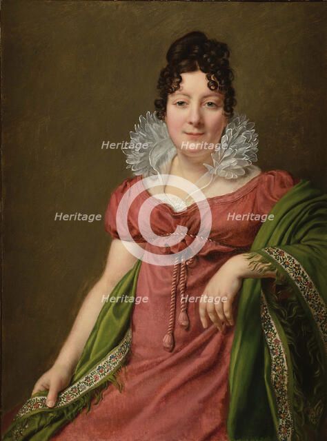 Portrait of Marie-Thérèse Bourgoin (1781-1833), mistress to Emperor Alexander I, ca 1809.
