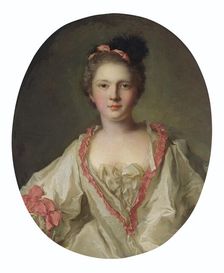 Portrait of Marie-Thérèse Geoffrin (1715-1791), Marquise de la Ferté-Imbault, 1739. Creator: Nattier, Jean-Marc (1685-1766)