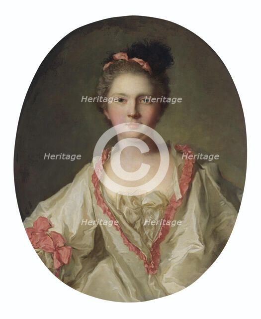 Portrait of Marie-Thérèse Geoffrin (1715-1791), Marquise de la Ferté-Imbault, 1739. Creator: Nattier, Jean-Marc (1685-1766).