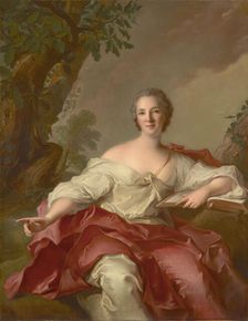 Portrait of Marie-Thérèse Geoffrin (1715-1791), Marquise de la Ferté-Imbault, 1738. Creator: Nattier, Jean-Marc (1685-1766)