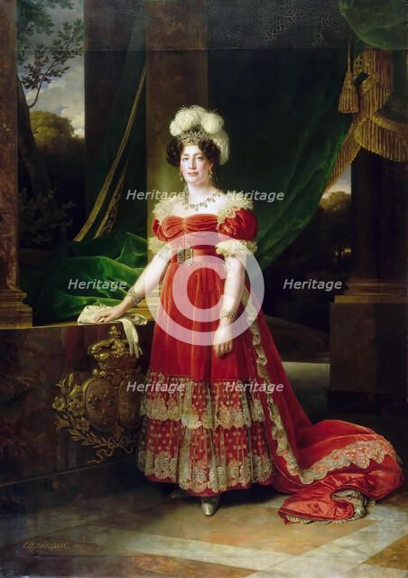 Portrait of Marie Thérèse of France (1778-1851). Artist: Caminade, Alexandre-François (1783-1862)