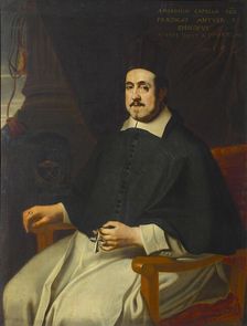Portrait of Marius Ambrosius Capello (1597-1676), bishop of Antwerp, 1659. Creator: Anonymous