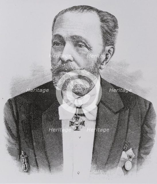 Portrait of Marius Petipa (1818-1910), 1899. Artist: Anonymous  