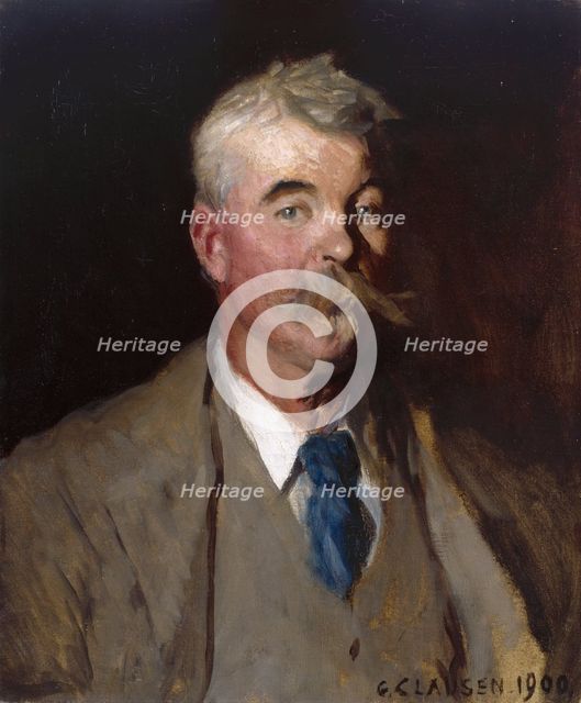 Portrait of Mark Fisher, R.A., 1900. Creator: George Clausen.