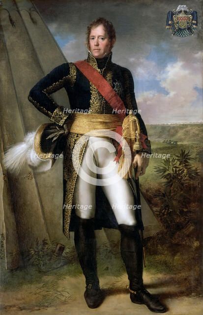 Portrait of Marshal Michel Ney (1769-1815). Artist: Rouillard, Jean-Sébastien (1789-1852)