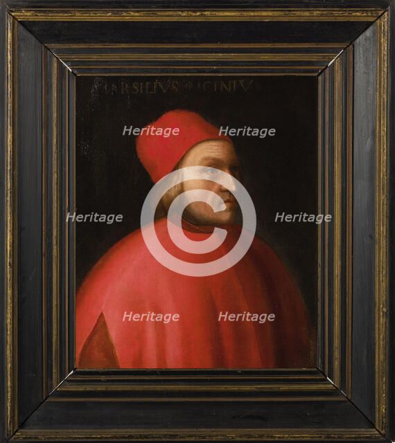 Portrait of Marsilio Ficino (1433-1499). Creator: Dell'Altissimo, Cristofano (1525-1605).