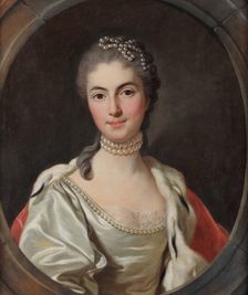 Portrait of Marquise Anna Malaspina (1727-1797), 1759. Creator: Van Loo, Louis Michel (1707-1771)