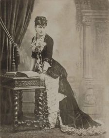 Portrait of Marquise Marie Arconati Visconti, née Peyrat (1840-1923), 1870. Creator: Anonymous