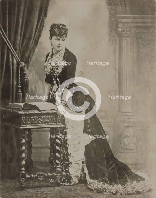 Portrait of Marquise Marie Arconati Visconti, née Peyrat (1840-1923), 1870. Creator: Anonymous.