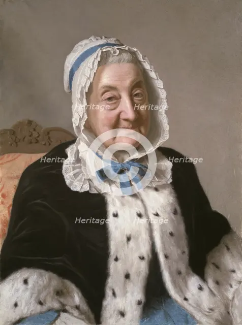 Portrait of Marthe Marie Tronchin, 1758/61. Creator: Jean-Etienne Liotard.