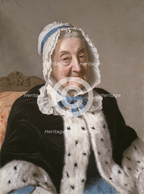Portrait of Marthe Marie Tronchin, 1758/61. Creator: Jean-Etienne Liotard.