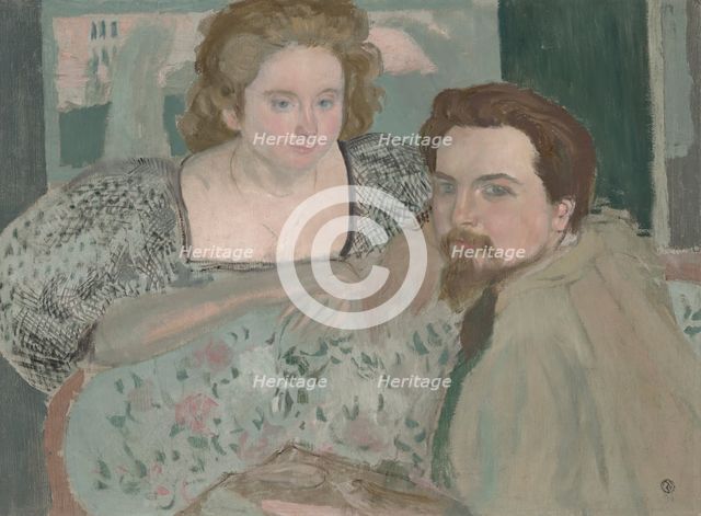 Portrait of Marthe and Maurice, 1896. Creator: Denis, Maurice (1870-1943).