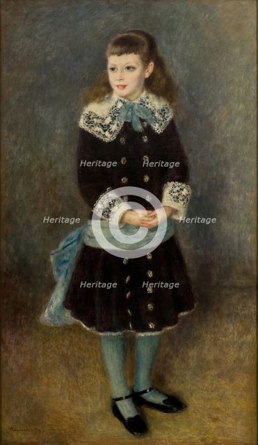 Portrait of Marthe Bérard, 1879. Creator: Renoir, Pierre Auguste (1841-1919).