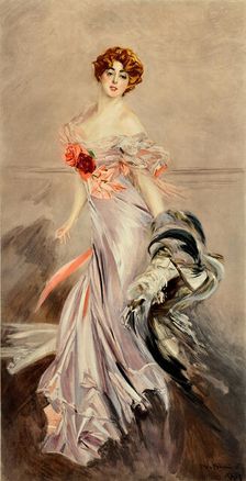 Portrait of Marthe Régnier (1880-1967), 1907. Creator: Boldini, Giovanni (1842-1931)