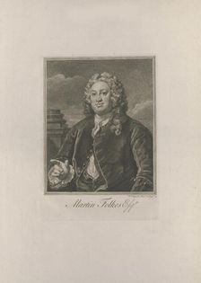 Portrait of Martin Folkes (1690-1754) , 1742. Creator: Hogarth, William (1697-1764)