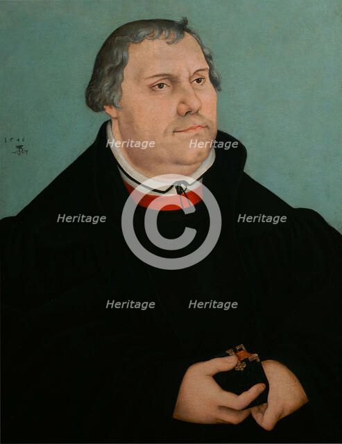 Portrait of Martin Luther (1483-1546), 1546.