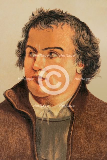 Portrait of Martin Luther, (1483-1546), German theologian and Augustinian friar, 1886.  Creator: Unknown.