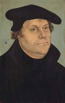 Portrait of Martin Luther, 1532. Creator: Lucas Cranach the Elder