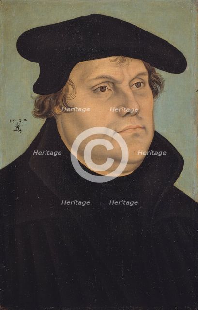 Portrait of Martin Luther, 1532. Creator: Lucas Cranach the Elder.