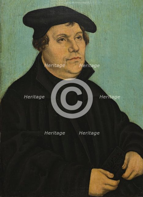 Portrait of Martin Luther, 1532. Creator: Lucas Cranach the Elder.