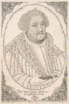Portrait of Martin Luther, ca. 1680-1702. Creator: Johann Michael Püchler