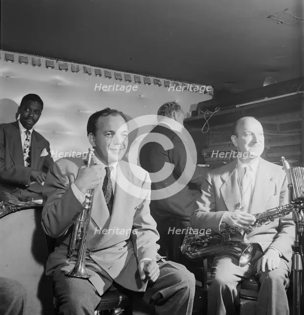 Portrait of Marty Marsala and Bud Freeman, 1938. Creator: William Paul Gottlieb.