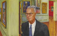 Portrait of Marvin C. Ross, 1955. Creator: Pierre Sicard
