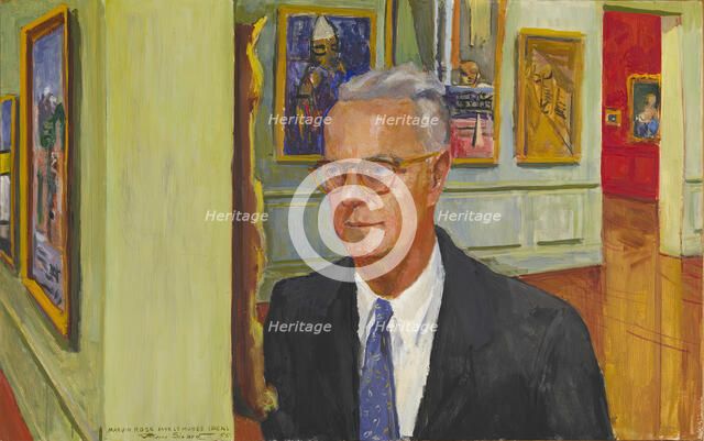 Portrait of Marvin C. Ross, 1955. Creator: Pierre Sicard.