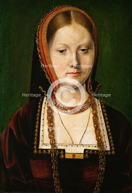 Portrait of Mary Tudor (1496-1533).
