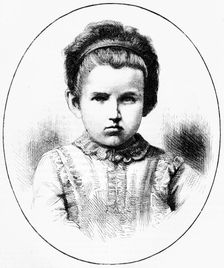 Portrait of Mary Winchester, The Captive of the Lushais c1891. Creator: James Grant