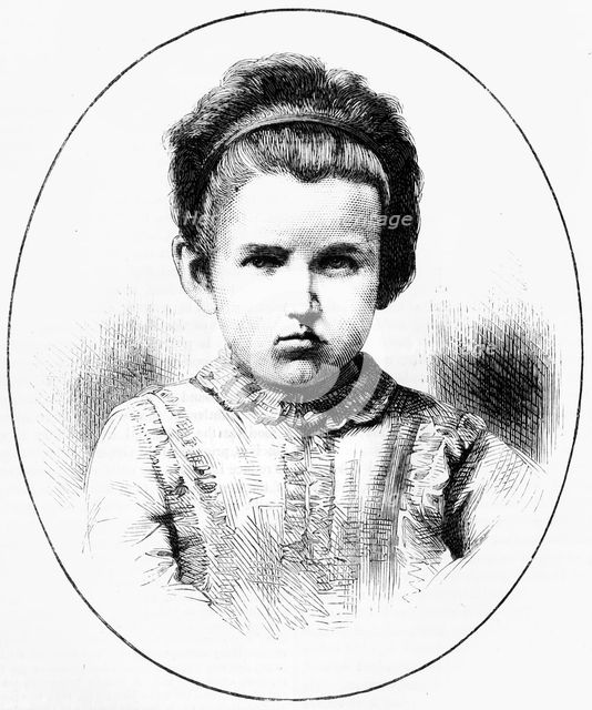 'Portrait of Mary Winchester, The Captive of the Lushais', c1891. Creator: James Grant.