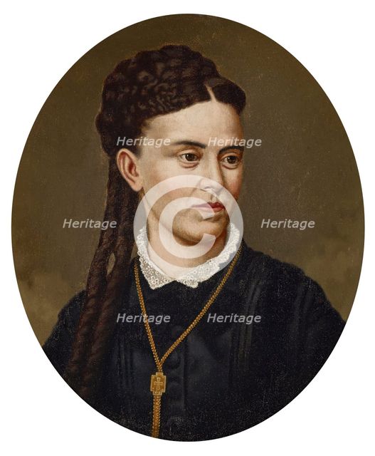 Portrait of Mary A. Alford, probably 1860s. Creator: Barton Stone Hays.